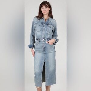 Pistola | Amira Midi Dress, Marcel Blue